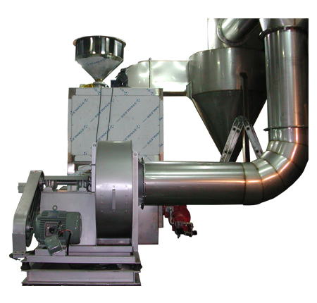 THHR-400 400kg 열풍로스터, 측면