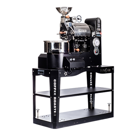 THCR-01A 1.5kg coffee roaster, side view