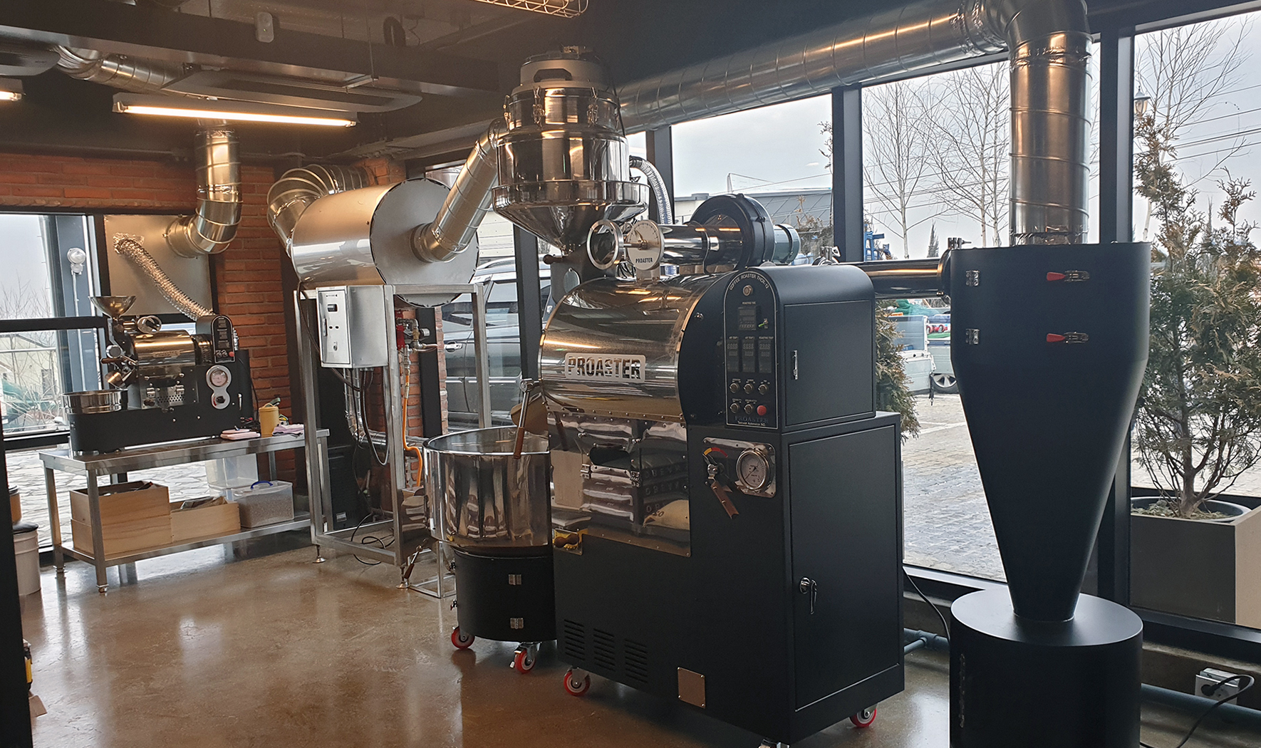 THCR-12 15kg coffee roaster