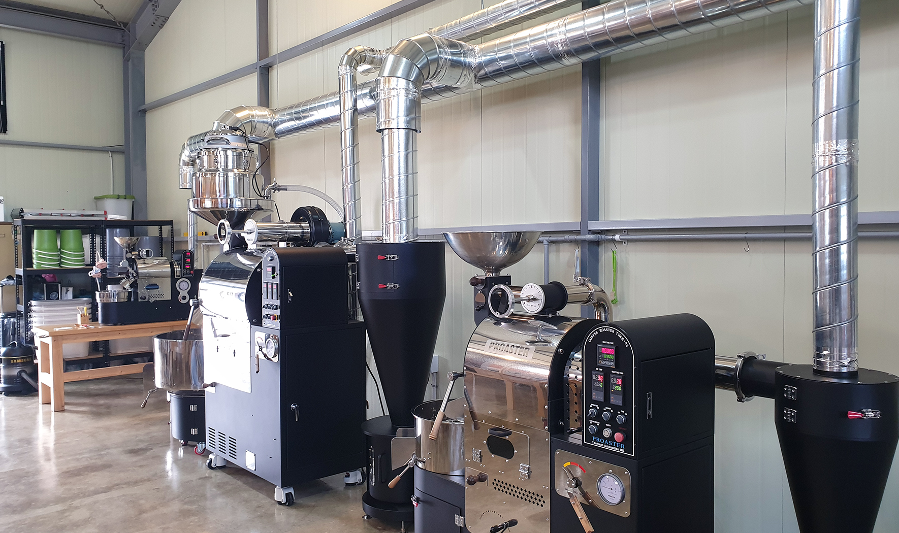THCR-12 15kg coffee roaster