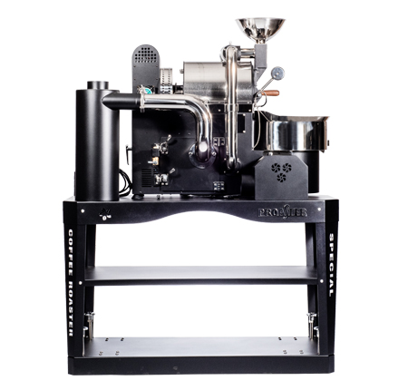 THCR-01A 1.5kg coffee roaster, side view